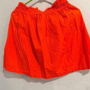 Free People Bright Orange corfu tube set